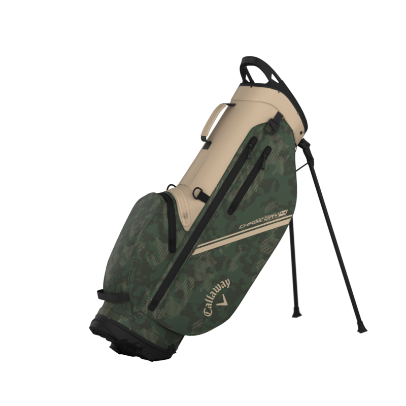 Callaway Chase Dry Stand Bag Tan/Grün/Camo | Wasserdichtes Golfbag