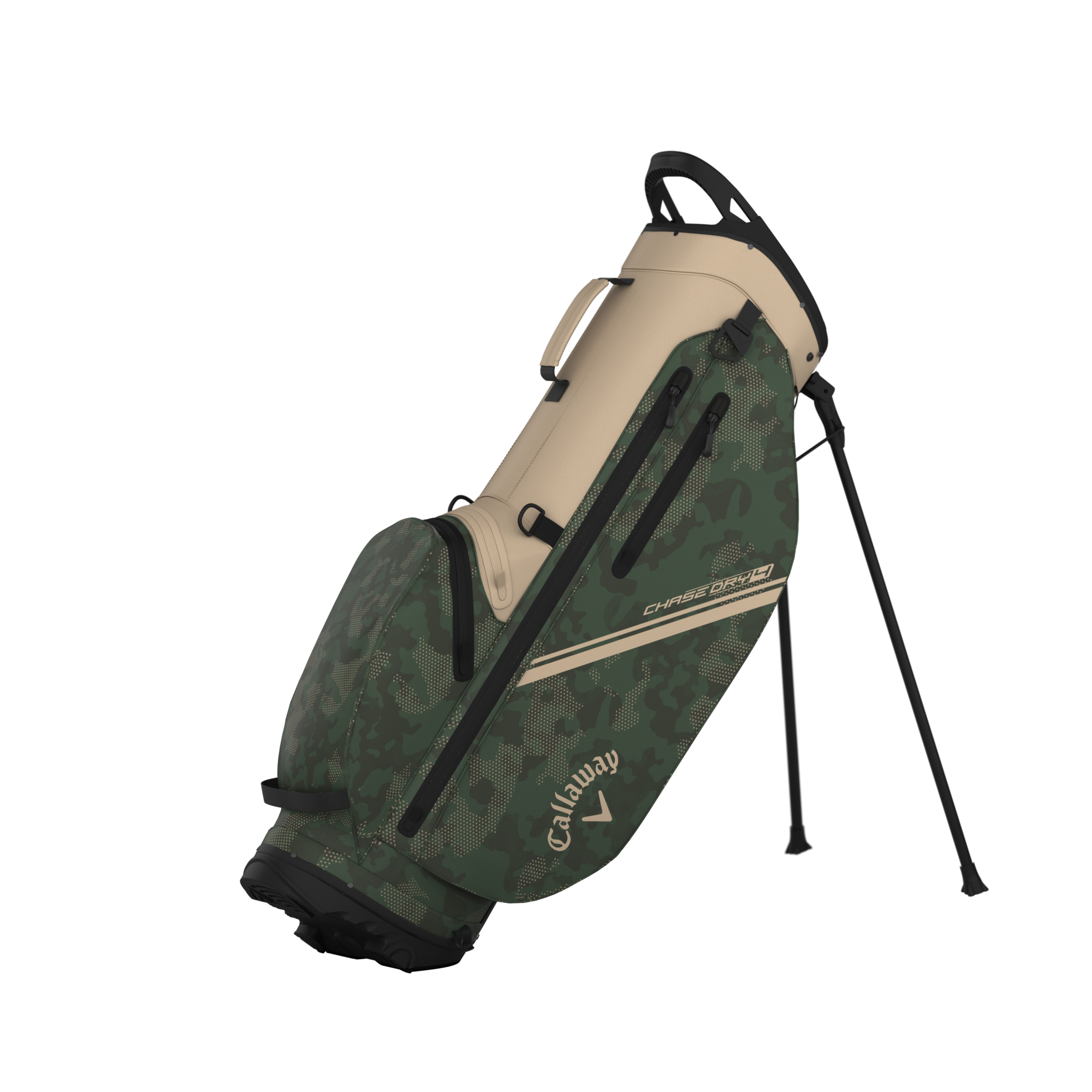 Callaway Chase Dry Stand Bag Tan/Grün/Camo | Wasserdichtes Golfbag
