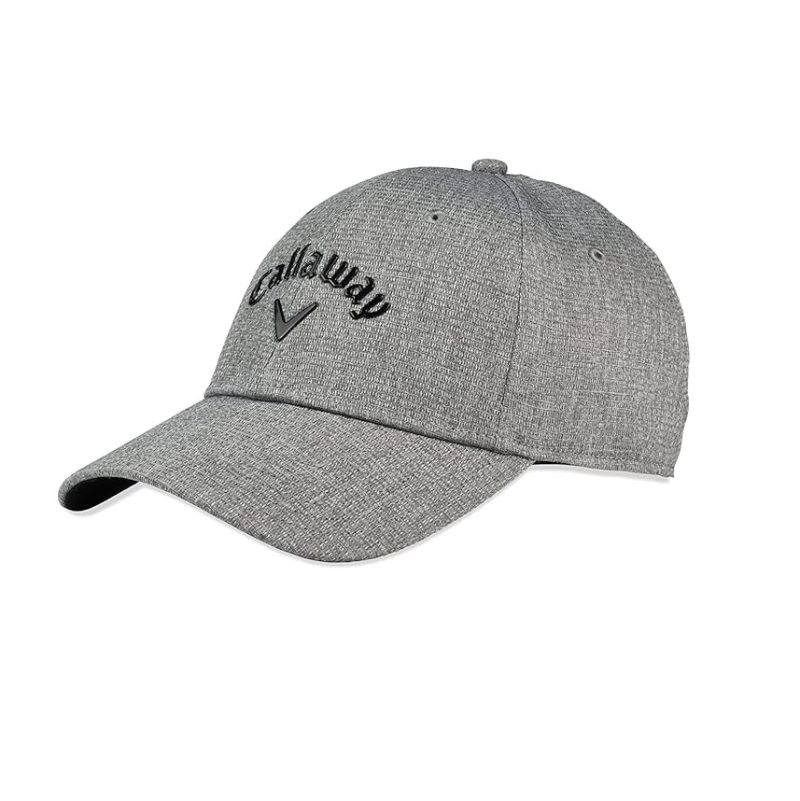 Callaway Liquid Metal verstellbare Herren Kappe grau/schwarz