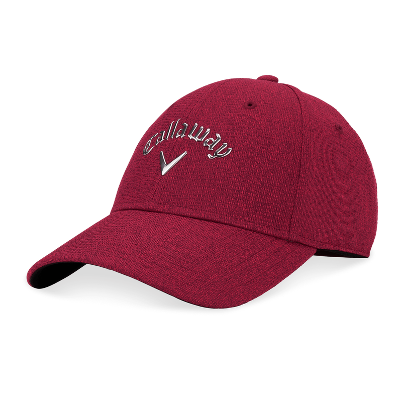Callaway Liquid Metal verstellbare Cap für Damen Rot Pflaume/Silber