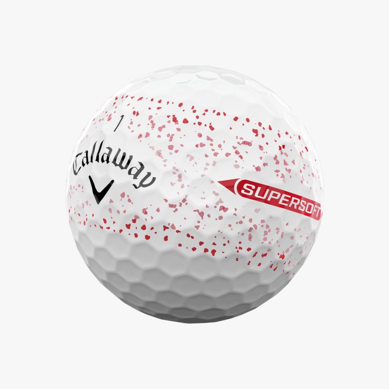 Alternative view of Callaway Supersoft Splatter 360 Red Golf Balls