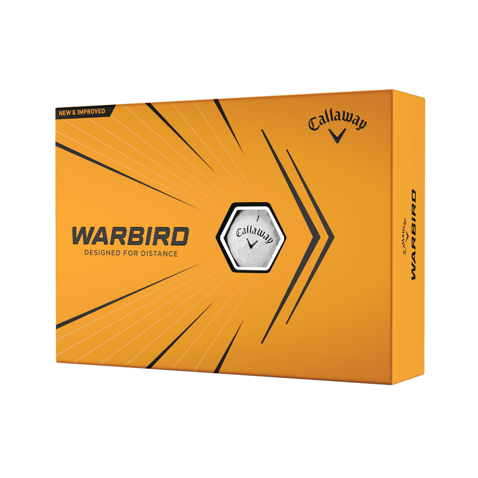 Callaway Warbird 12 Golfbälle weiß