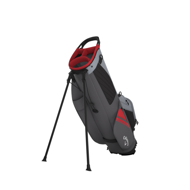 Alternative view of Callaway Chase Stand Bag - Stahl / Graphite /Rot