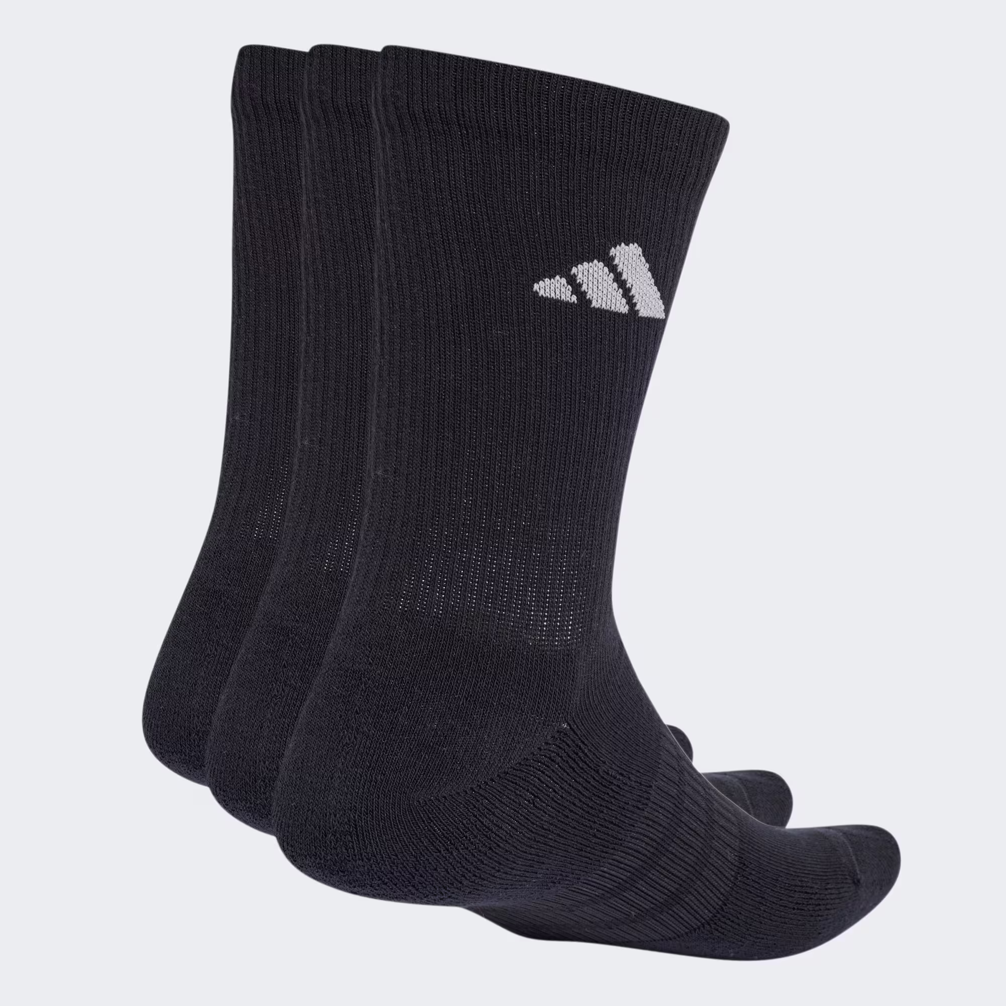 Adidas 3 PK Cushioned Crew Socken für Herren Schwarz – Bild 4