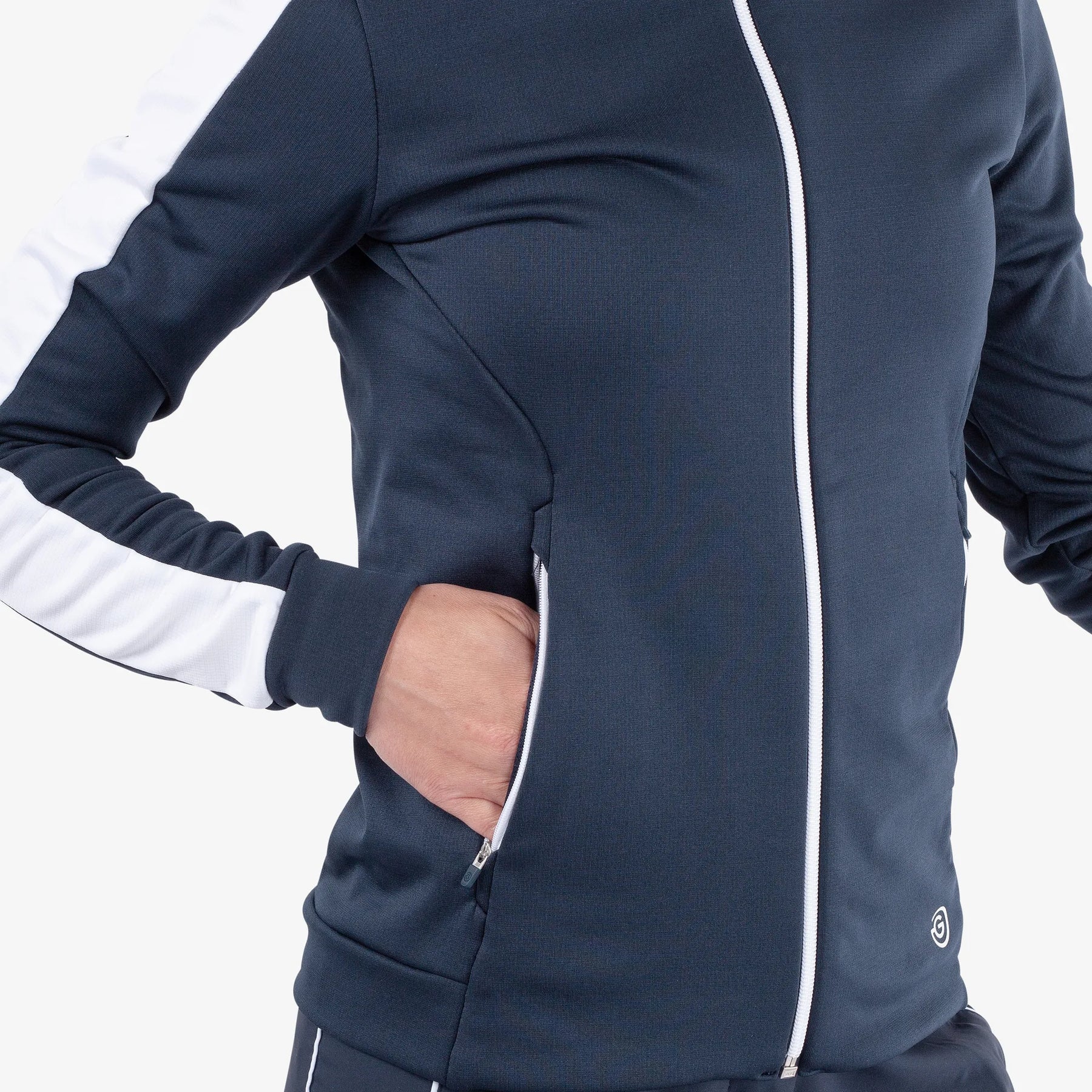 Galvin Green Dixie Insulating Golf Mid Layer für Damen Navy/Weiß – Bild 4