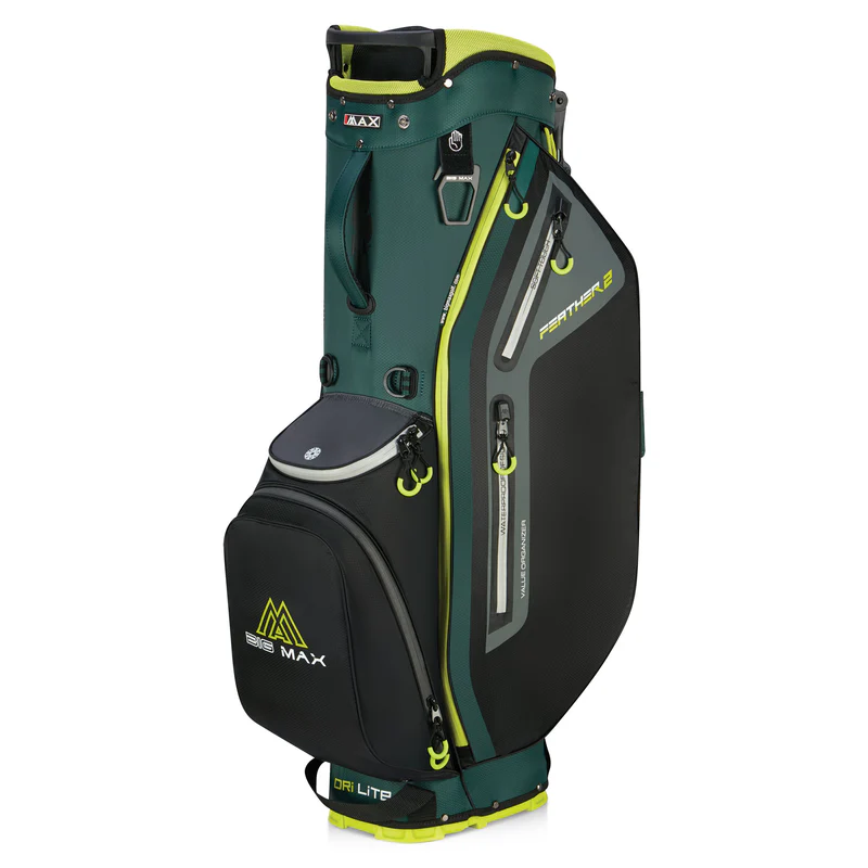 Big Max Dri Lite Feather 2 Carry Golf Tasche Forest Green/Black/Lime – Bild 4