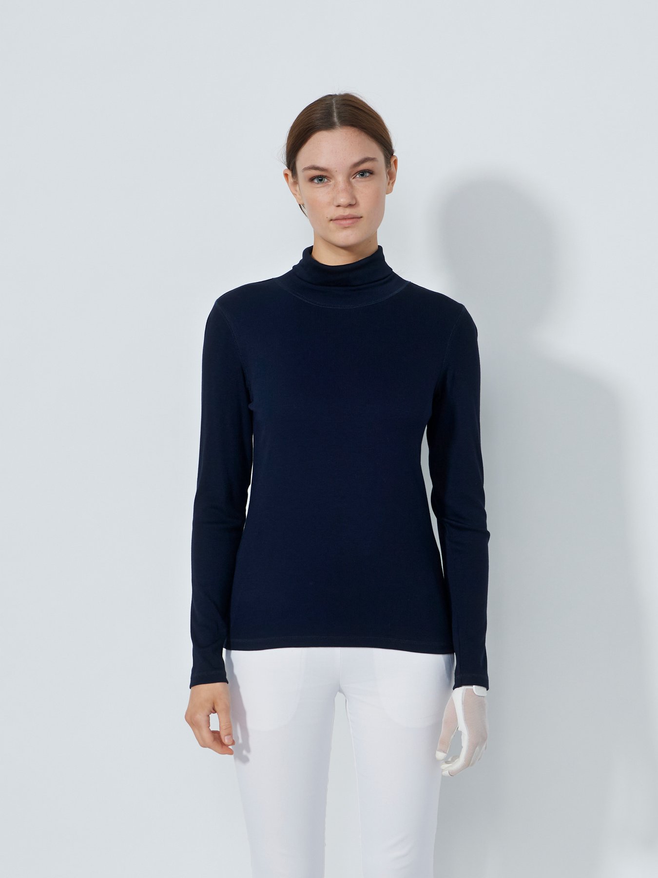 Daily Sports Ancona Long-Sleeved Roll-Neck Top für Damen Navy