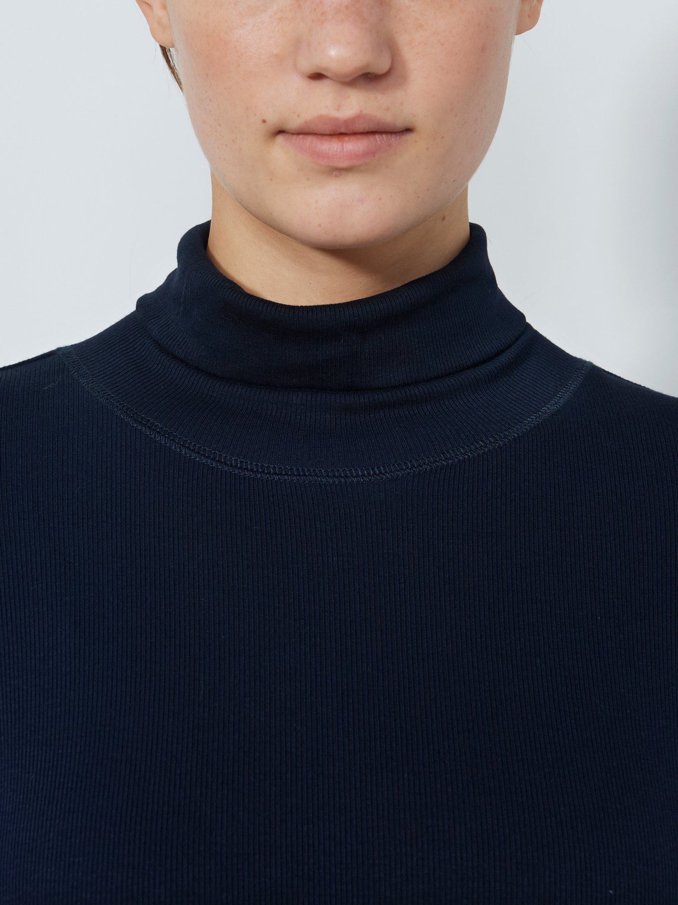 Daily Sports Ancona Long-Sleeved Roll-Neck Top für Damen Navy – Bild 3