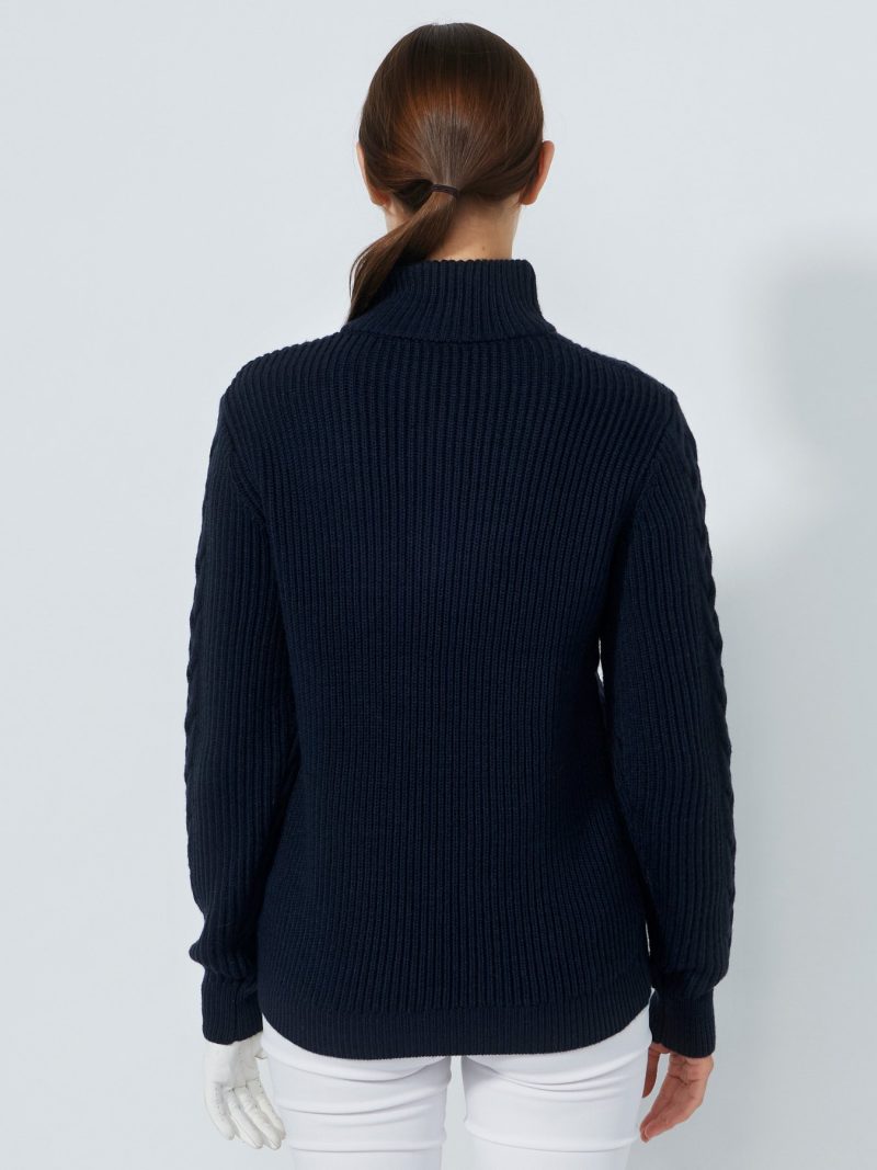 Alternative view of Daily Sports Cable Pullover Lined für Damen Navy