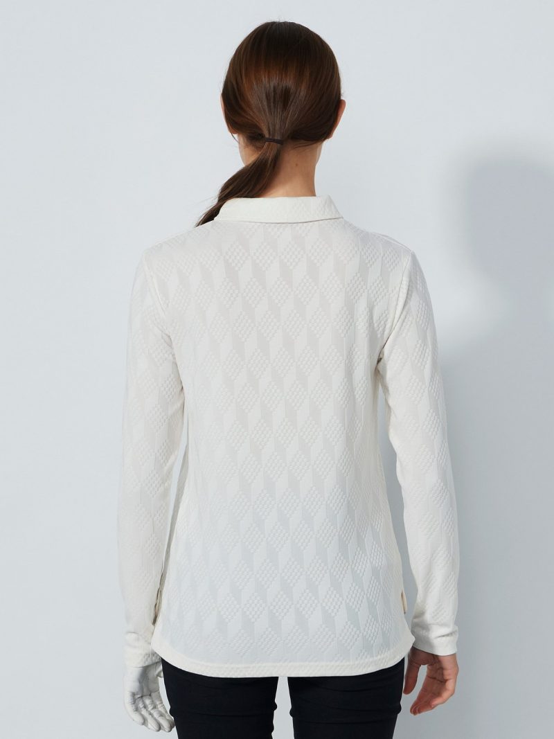 Alternative view of Daily Sports Graphic Jaquard Long-Sleeved Top für Damen Ivory