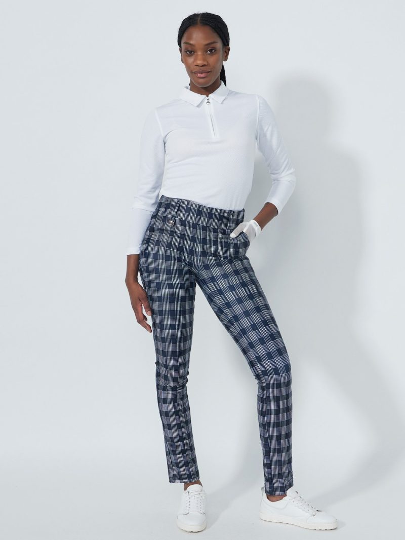 Daily Sports PRINTED MAGIC WARM 32" Hosen für Damen Check Navy