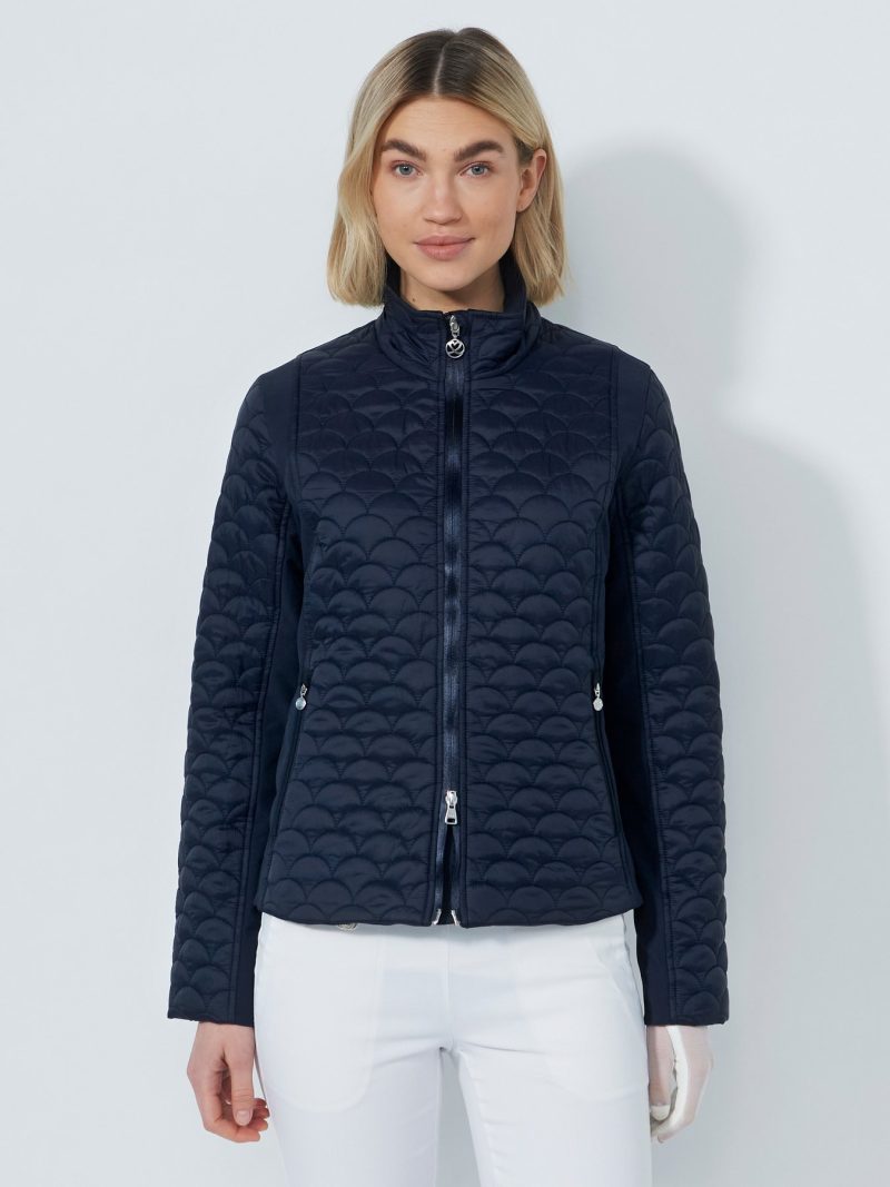 Daily Sports Quilt Padded Jacke für Damen Navy