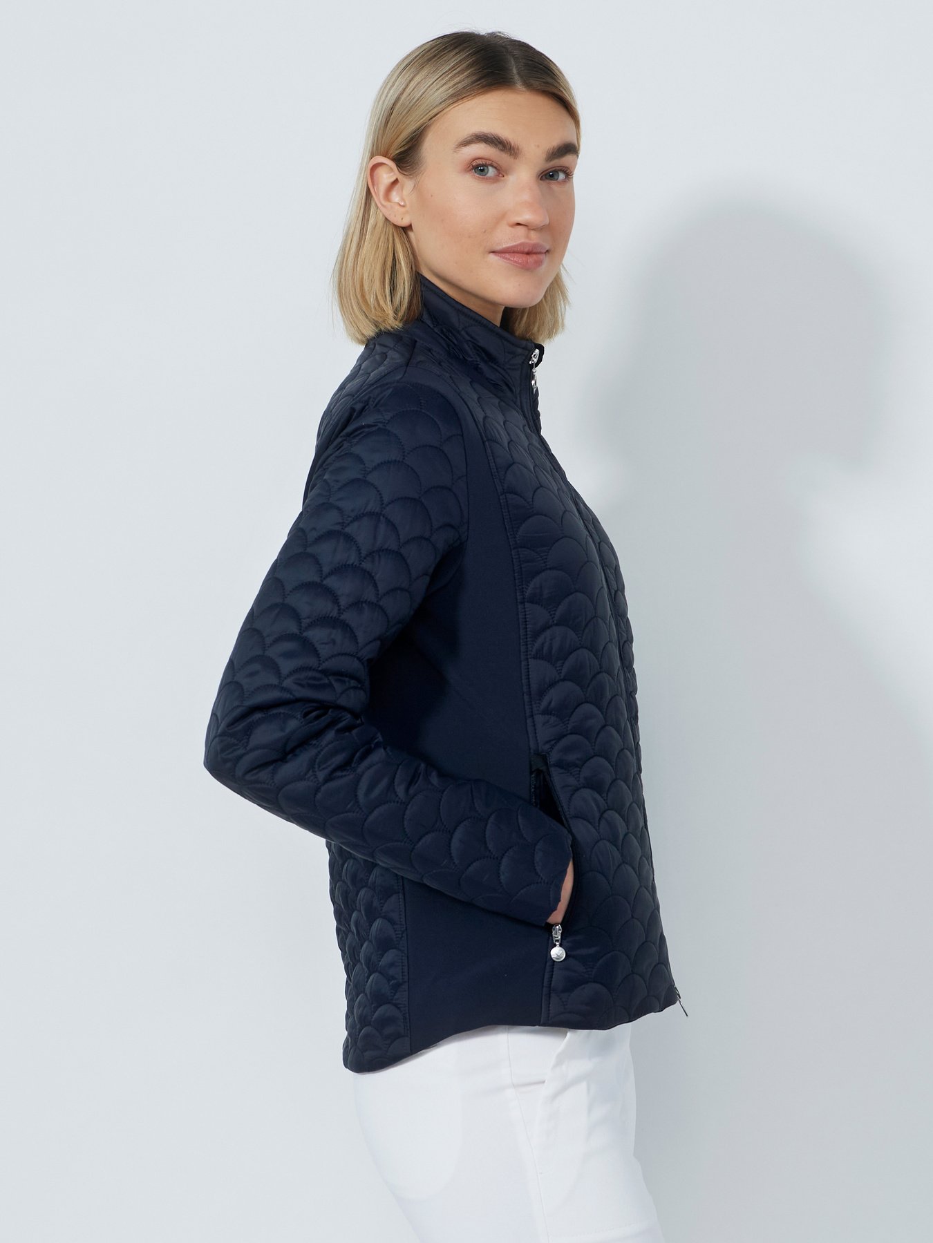 Daily Sports Quilt Padded Jacke für Damen Navy – Bild 3