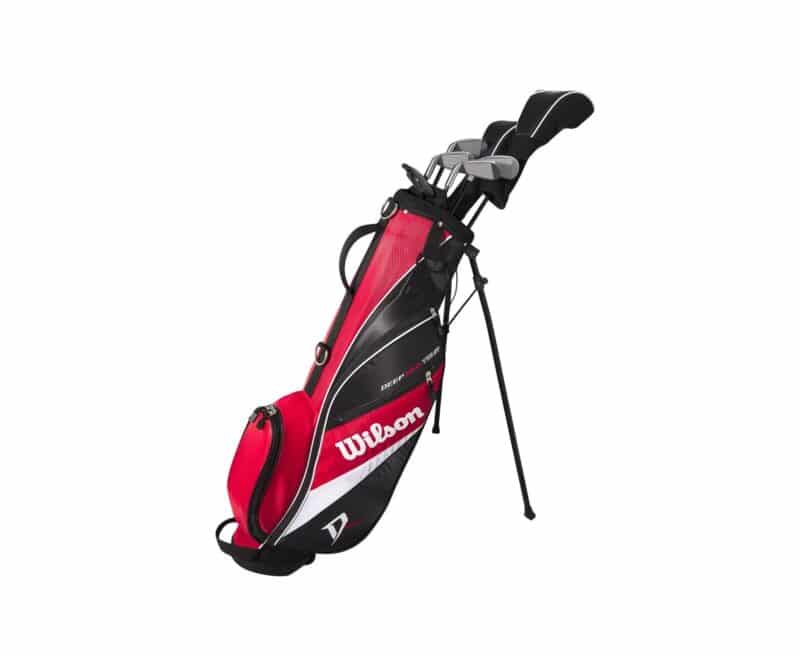 Wilson Deep Red Junior Halbset – Rot (11–14 Jahre | 1,45–1,65 m)