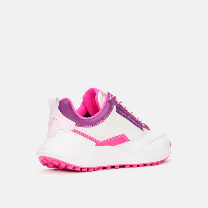 Duca Del Cosma Latina Damen Golfschuhe Weiss/Lila/Pink – Bild 4