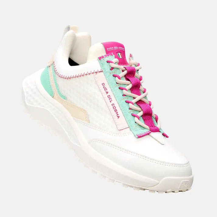 Duca Del Cosma Latina Damen Golfschuhe Weiss/Mint Grün – Bild 6