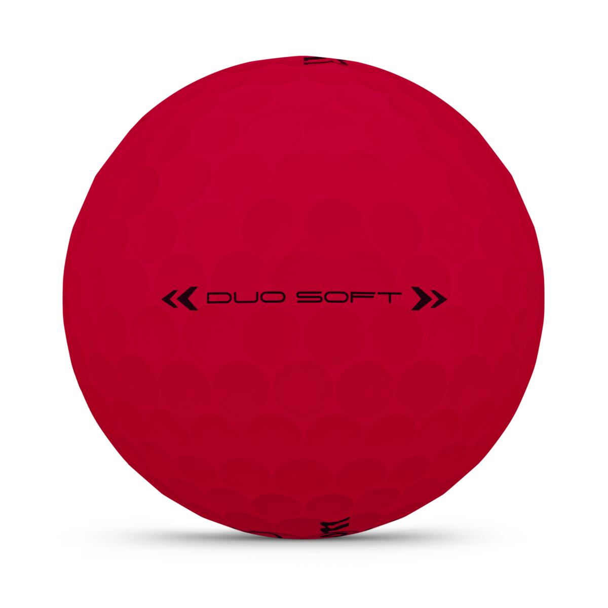 Wilson Staff Duo Soft 2025 12 Golfbälle Rot – Bild 2
