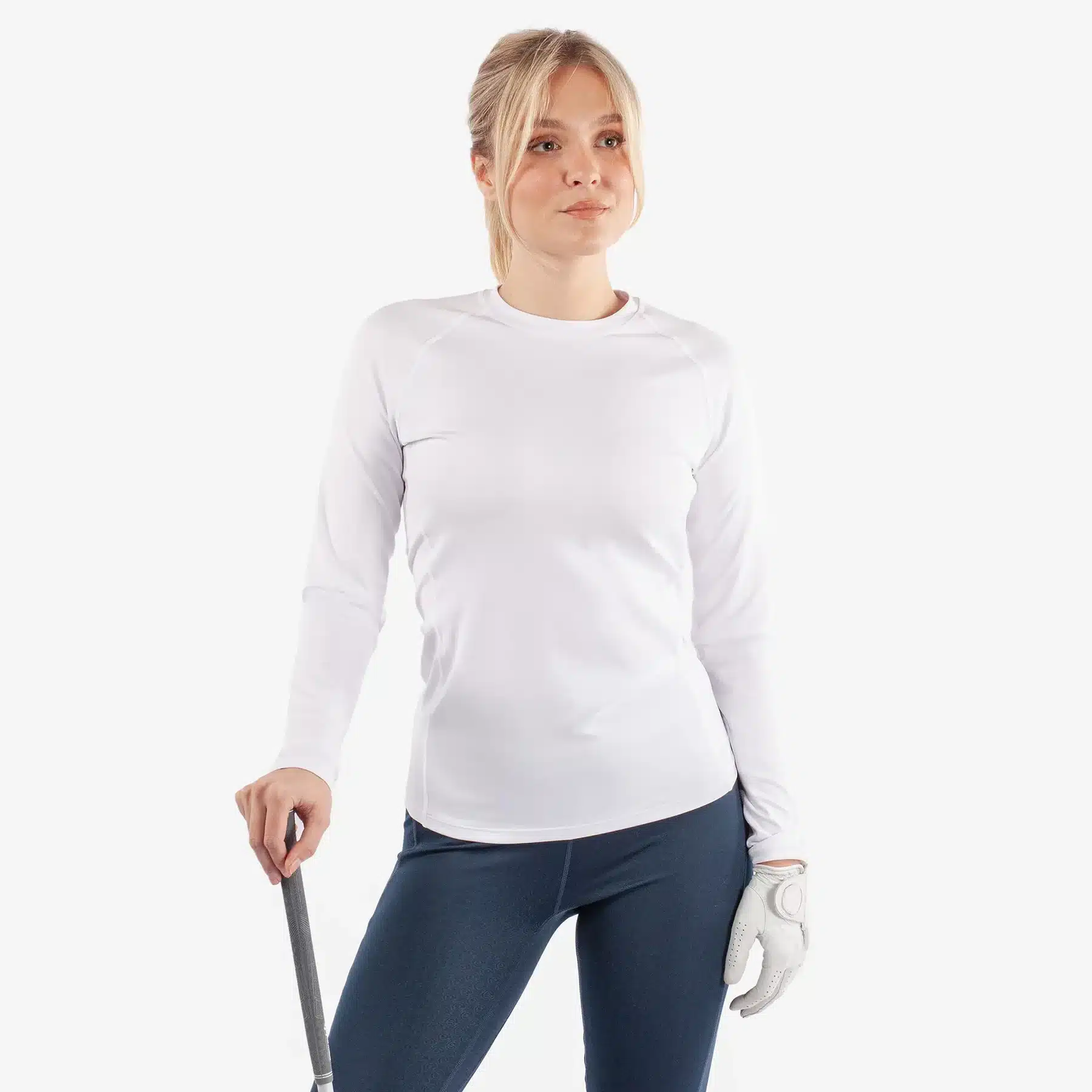 GALVIN GREEN Elaine Basic-Layer Weiß – Bild 5