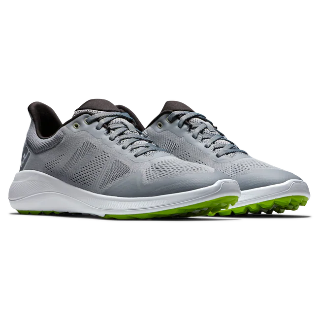 Footjoy Flex Herren Golfschuhe Grau/Weiss – Bild 4