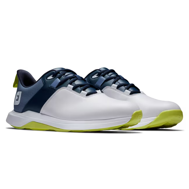 Footjoy ProLite Herren Golfschuhe Weiss/Navy/Lime