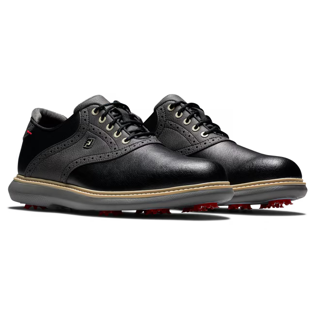 FootJoy Traditions 57904K Golfschuhe für Herren Schwarz/Grau – Bild 3