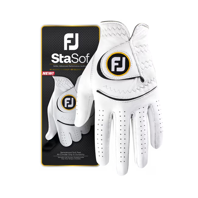 Footjoy StaSof Herren Golfhandschuhe linke Hand Weiss