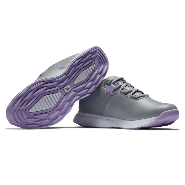 Alternative view of Footjoy ProLite Damen Golfschuhe Grau/Flieder/Weiss