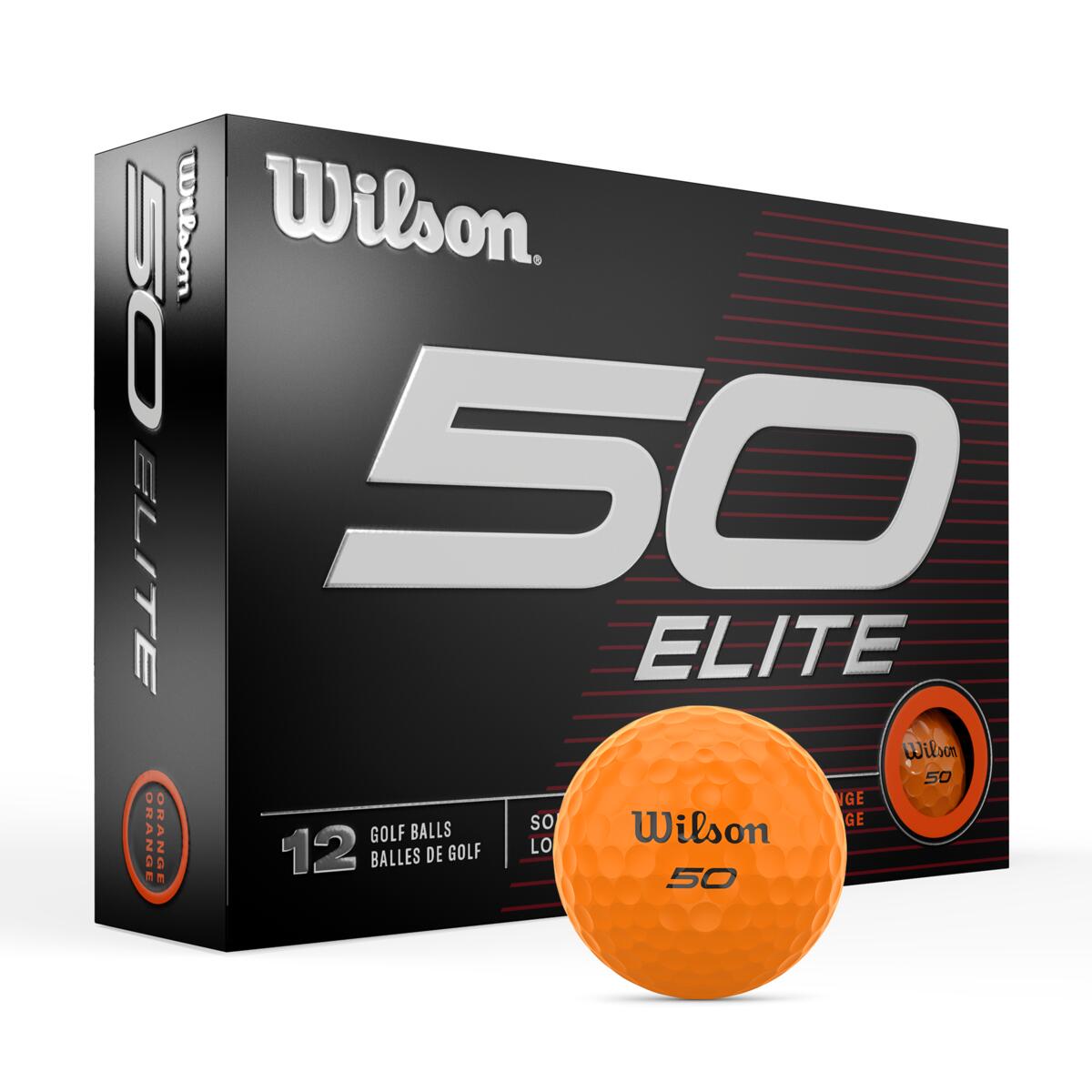 Wilson Staff Fifty Elite 12 GolfbÀlle Orange
