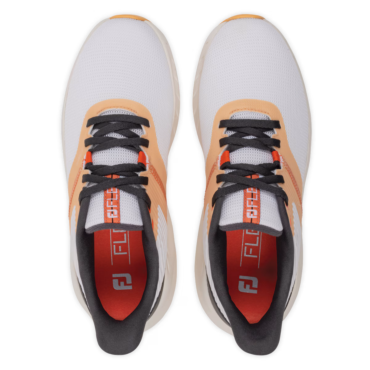 Footjoy Flex Golfschuhe für Damen Weiß/Pink/Orange – Bild 4