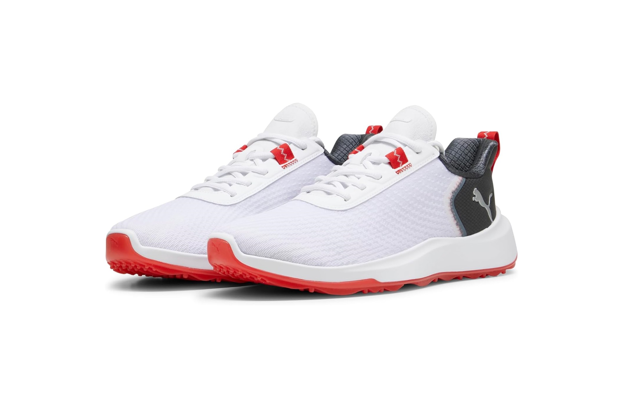 Puma Fuison Crush Sport Herren Golfschuhe Weiss/Dunkelgrau