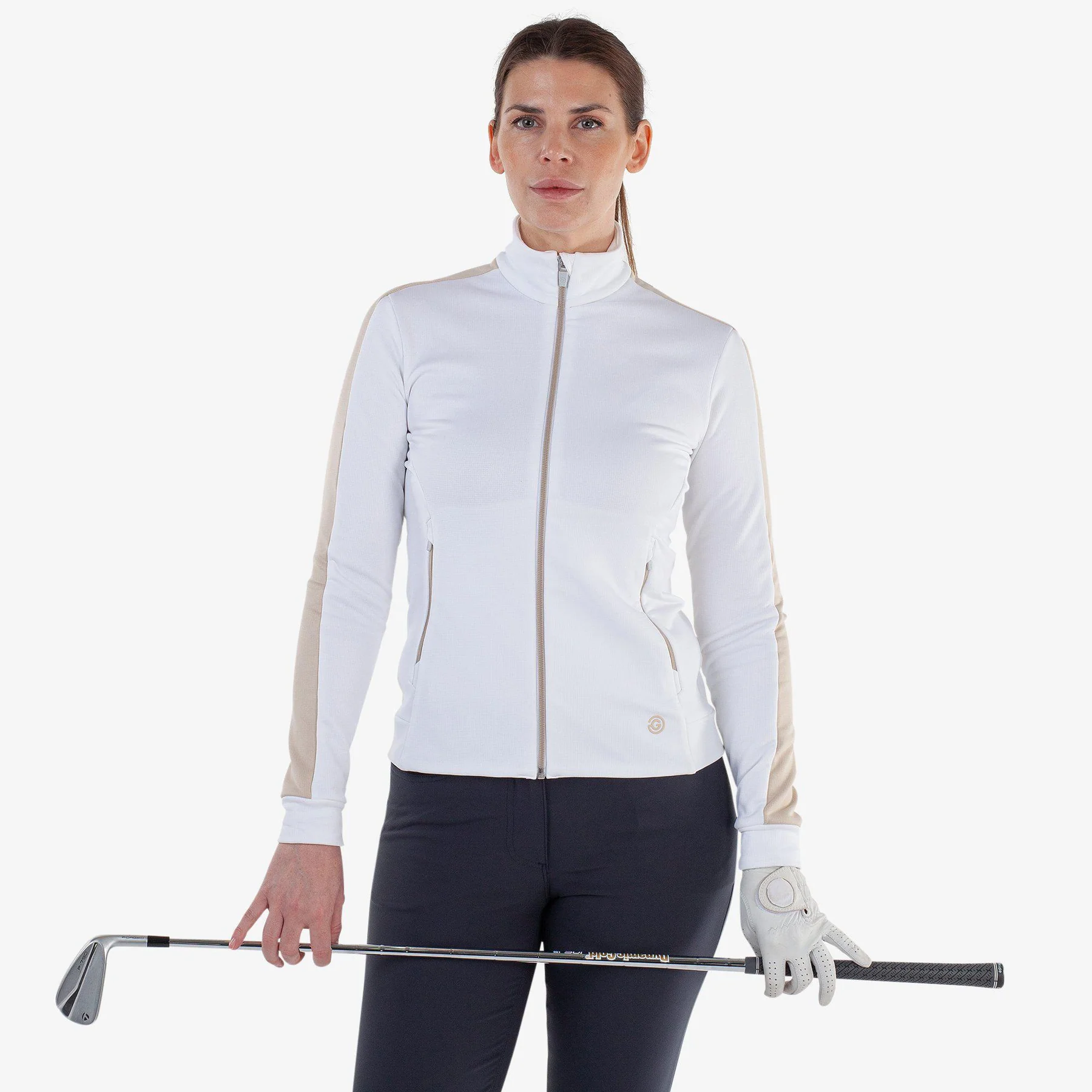 GALVIN GREEN Diexie Jacke für Dame Weiss/Sand – Bild 3