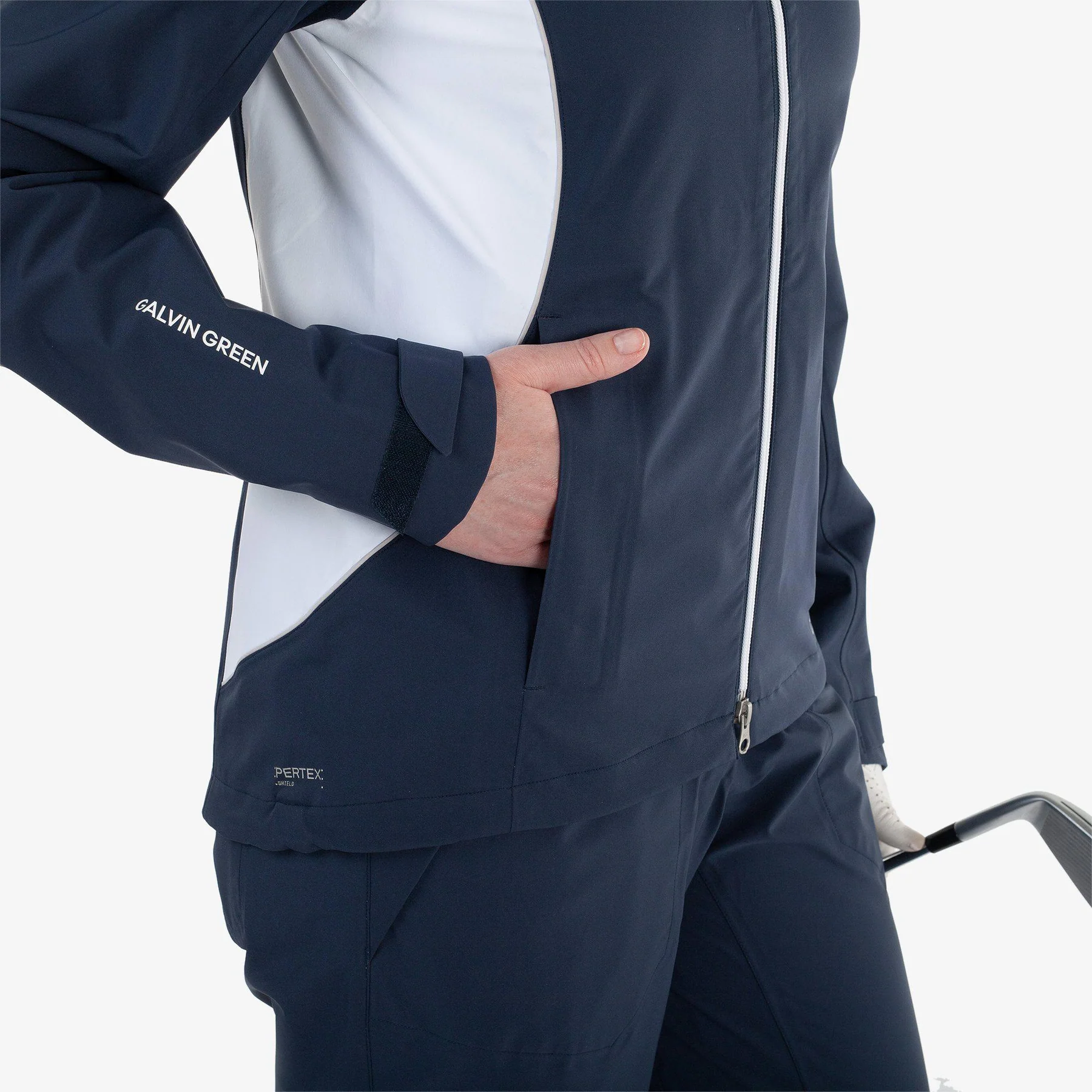 GALVIN GREEN Jacke für Damen Amy Navy/Weiss – Bild 5