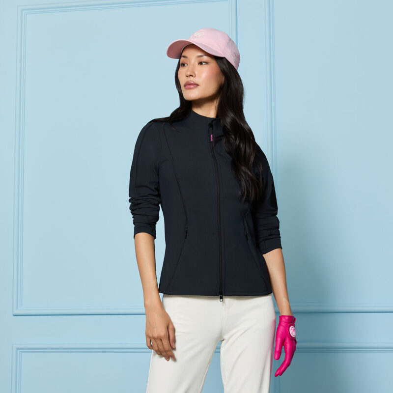 Alternative view of G/FORE BRUSHED BACK STRETCH FITTED LAYER Jacke für Damen ONYX