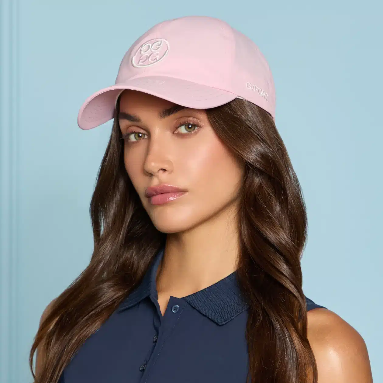 G/Fore MINI SMILEY G'S RELAX FIT 110 STRETCH TWILL CAP für Damen Rosa (Blush) – Bild 3