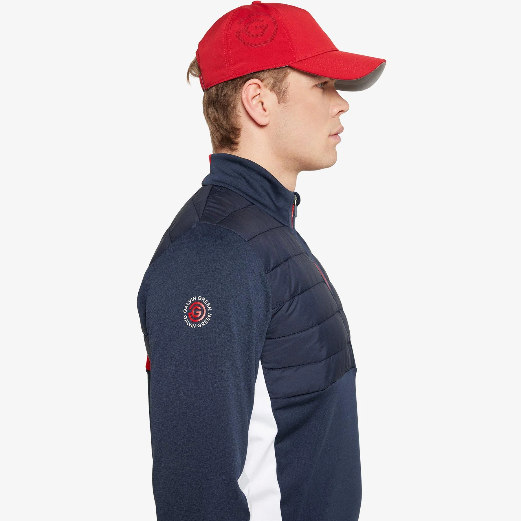 Galvin Green Dalton Insulating Long Sleeve für Herren Navy/Rot – Bild 4
