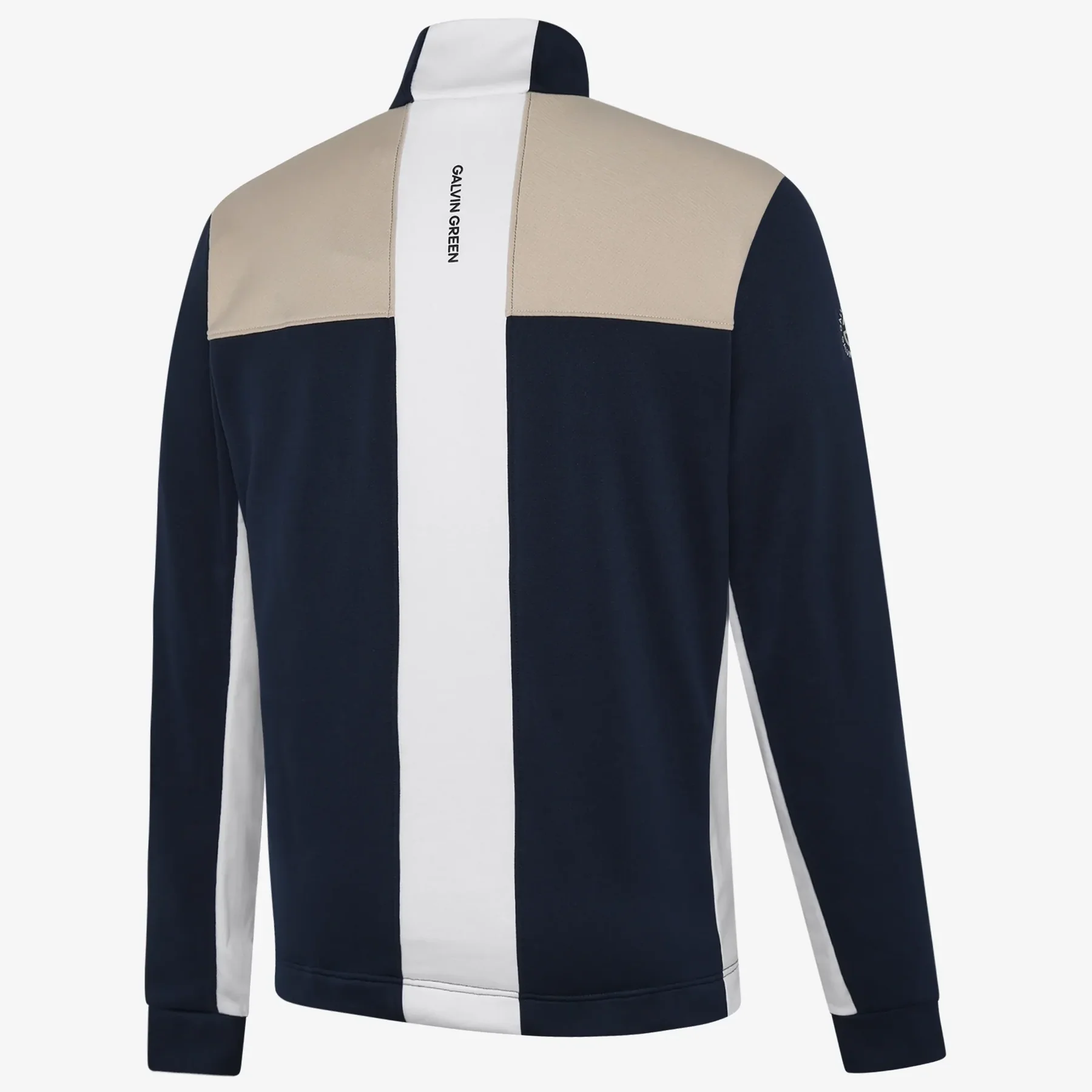 Galvin Green Dean Insulating Golf mid layer für Herren Sand/Navy/Weiß – Bild 4