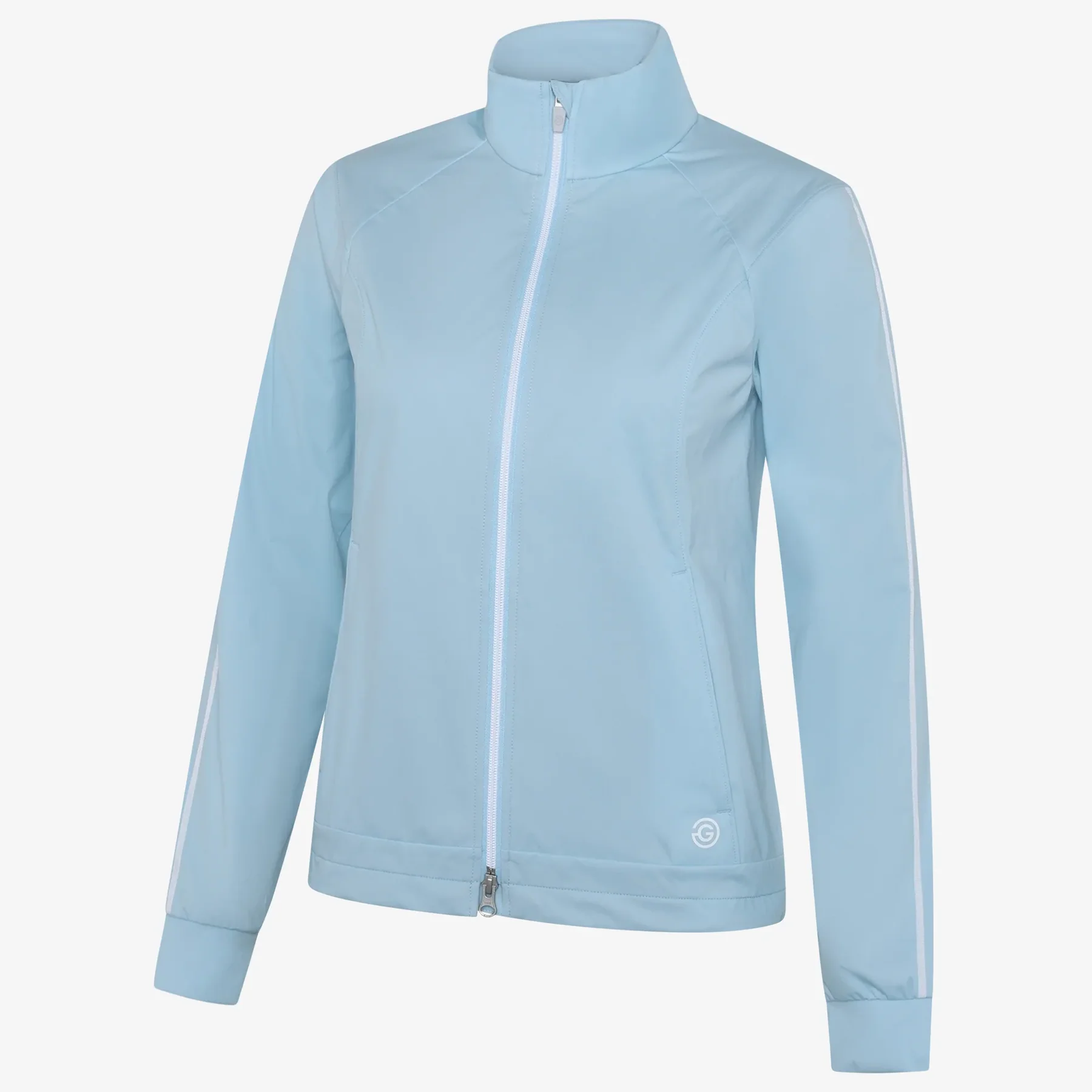 Galvin Green Lissy Windproof and Water Repellent Golfjacke für Damen Hellblau/Weiß