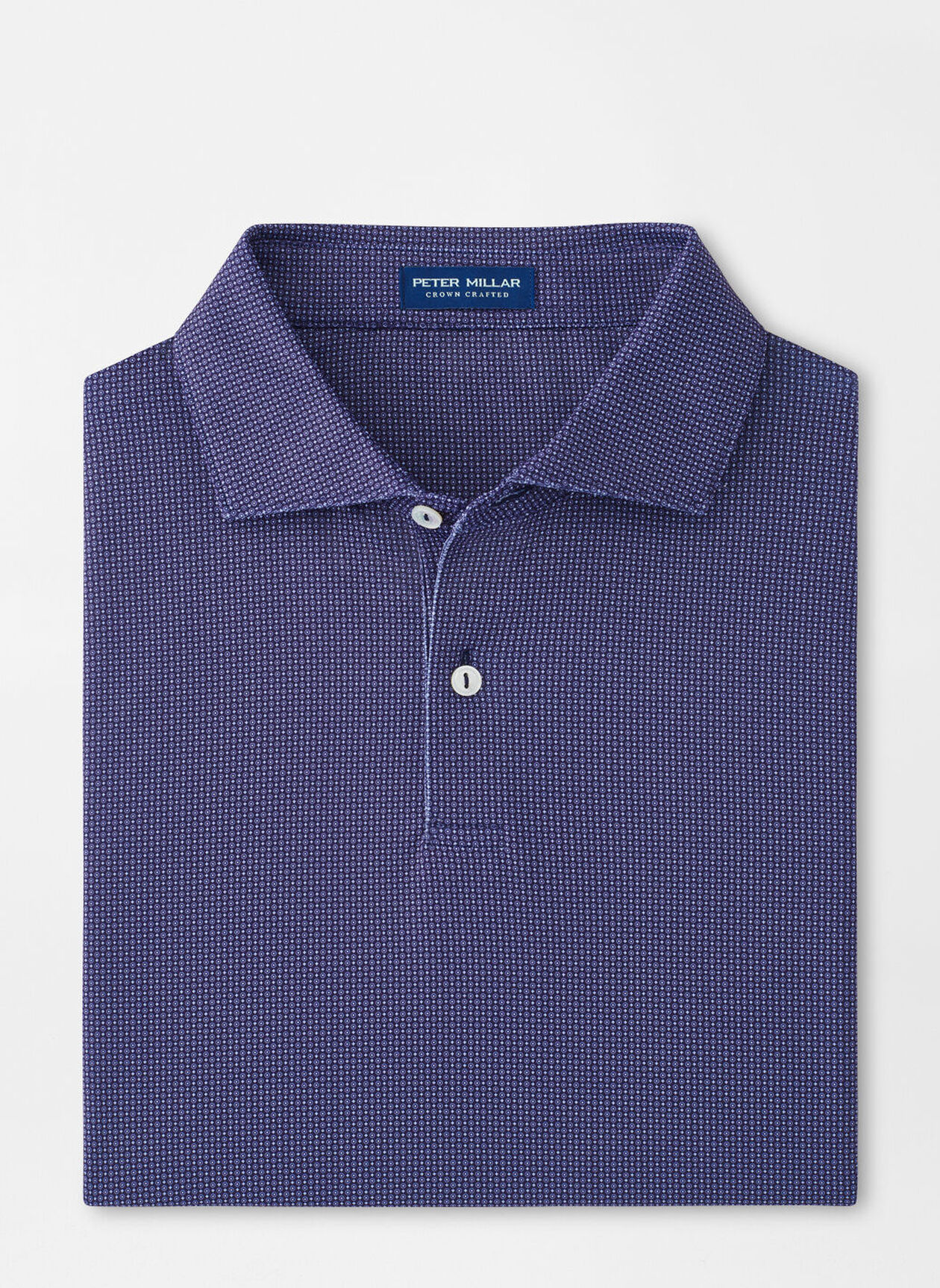 Peter Millar Grovewood Performance Jersey Polo für Herren Navy