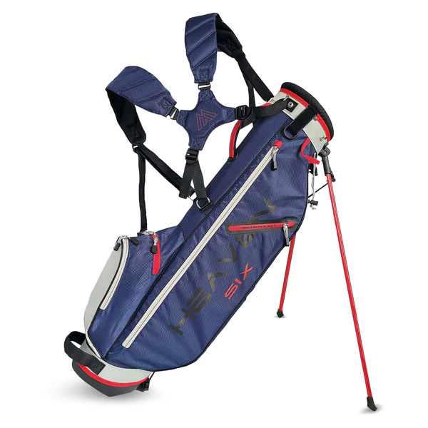 Big Max Heaven Six Carry Golf Tasche Navy/Silber/Rot