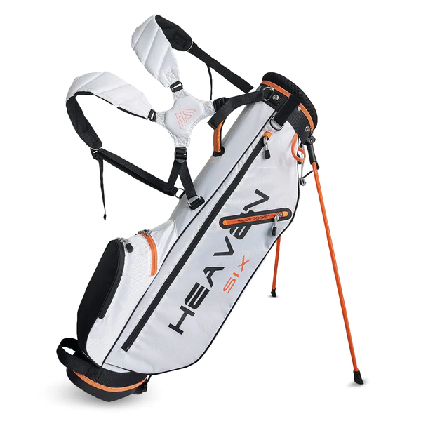 Big Max Heaven Six Carry Golf Tasche Weiss/Schwarz/Orange