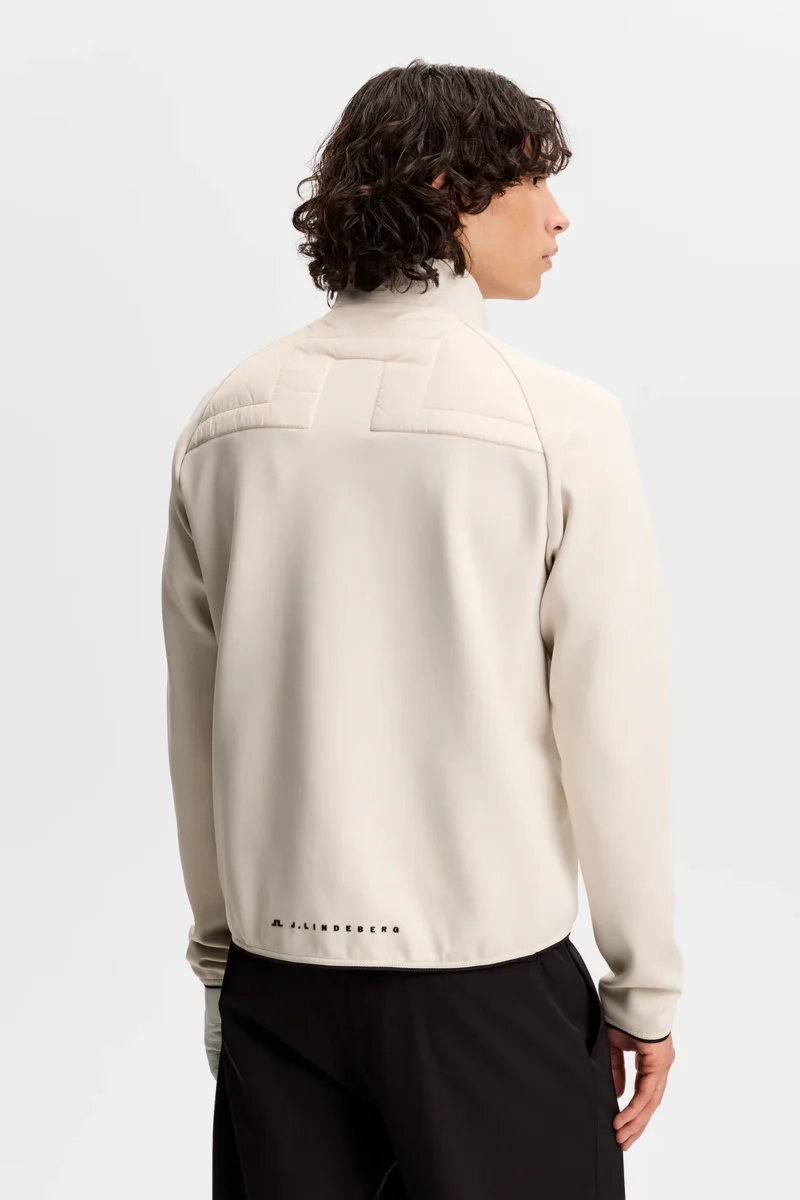Alternative view of J.LINDEBERG Heyden Quilt Hybrid Jacke für Herren Moonbeam (Beige)
