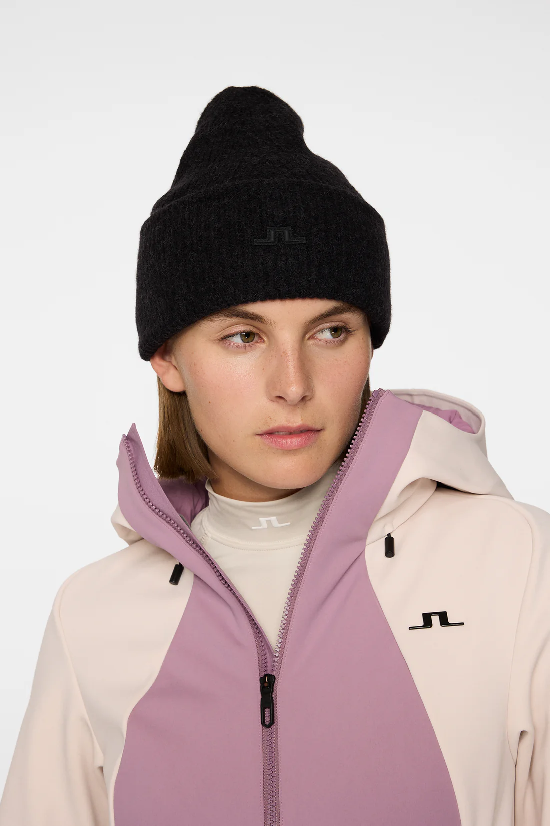 J. Lindeberg Elsa Beanie Mütze für Damen Schwarz