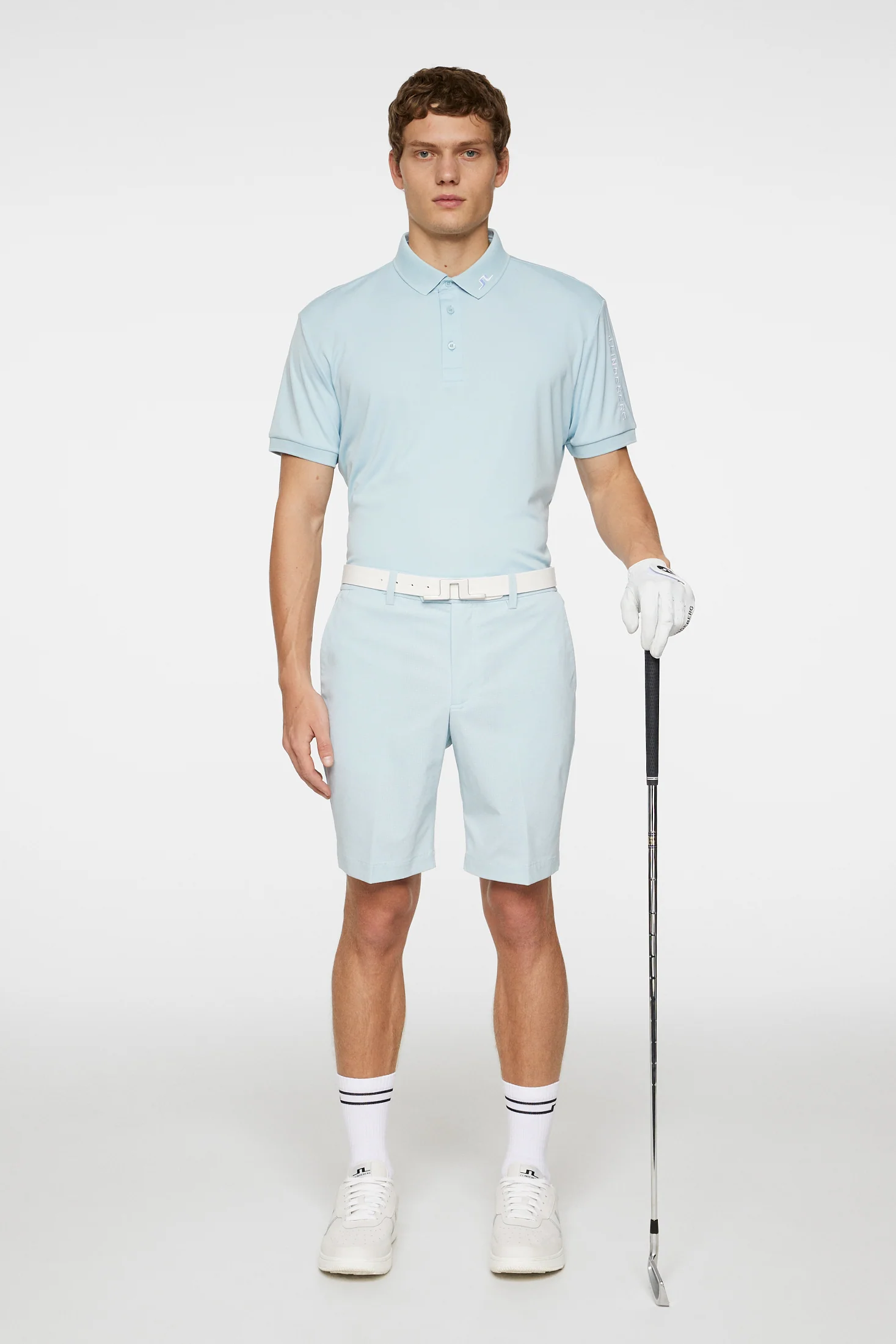 J. Lindeberg Vent Shorts für Herren Winter Sky – Bild 4