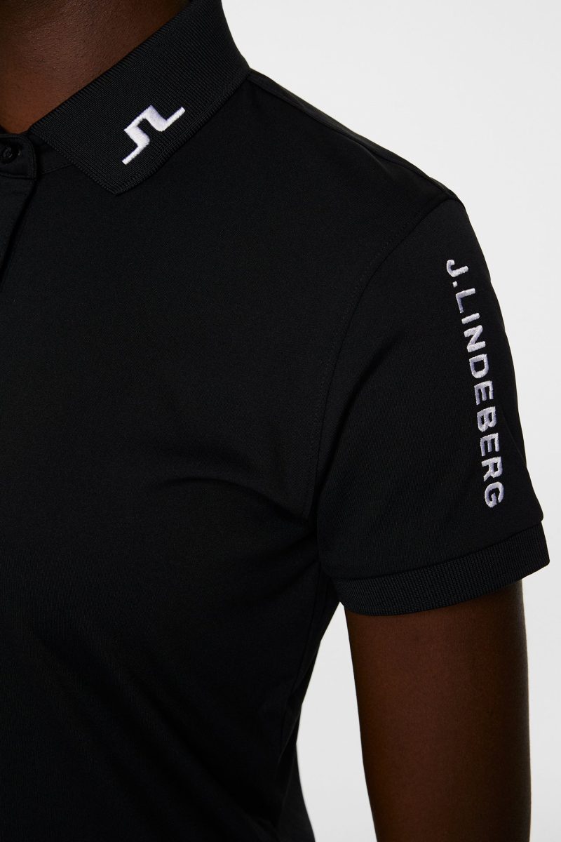 Alternative view of J.LINDEBERG TOUR TECH GOLF POLO für Damen Schwarz