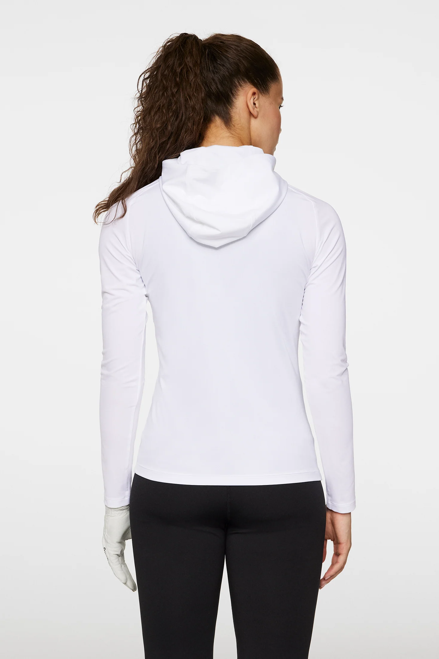 J.Lindeberg Lina Hood Mid Layer für Damen Weiß – Bild 3