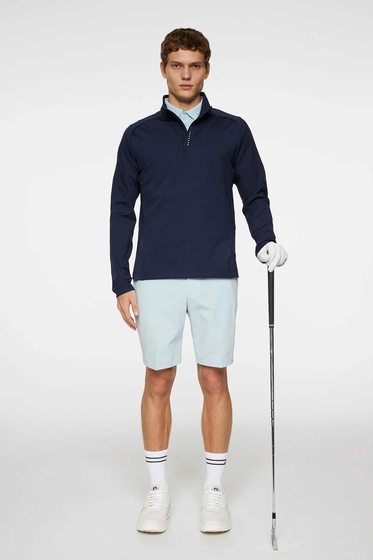 J.LINDEBERG Mathias Zip Mid Layer Herren JL Navy – Bild 2