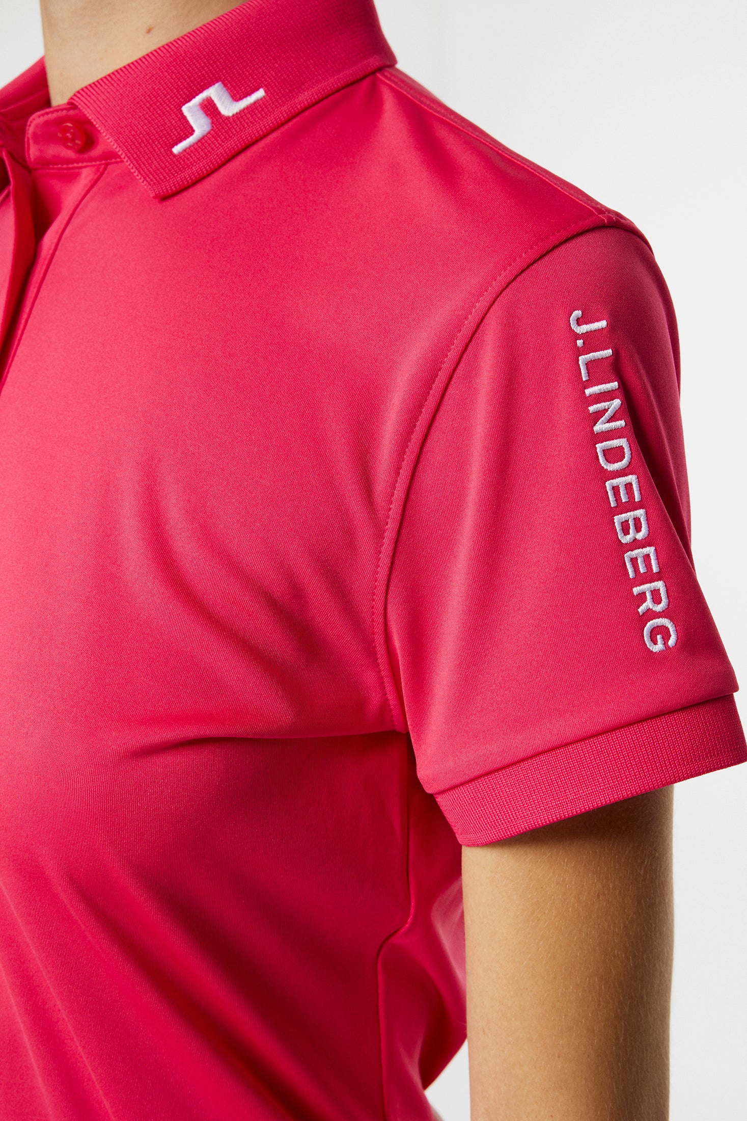 J.Lindeberg Tour Tech Polo für Damen Azalea – Bild 2