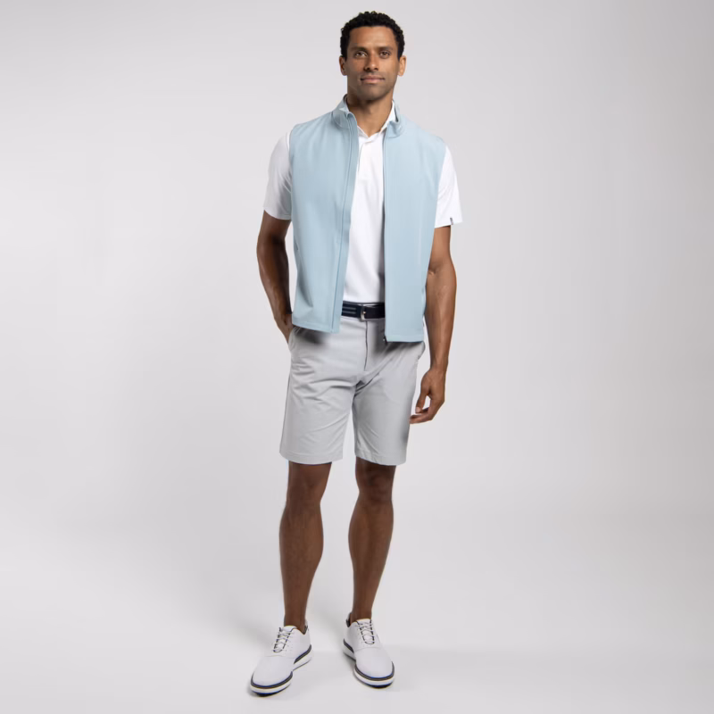 Alternative view of KJUS Downswing Wind Weste für Herren Riverbank (Hellblau)