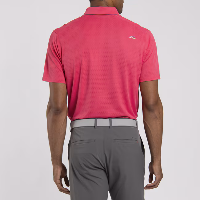 KJUS Savin Structure Polo für Herren Rhubarb (Rot) – Bild 3