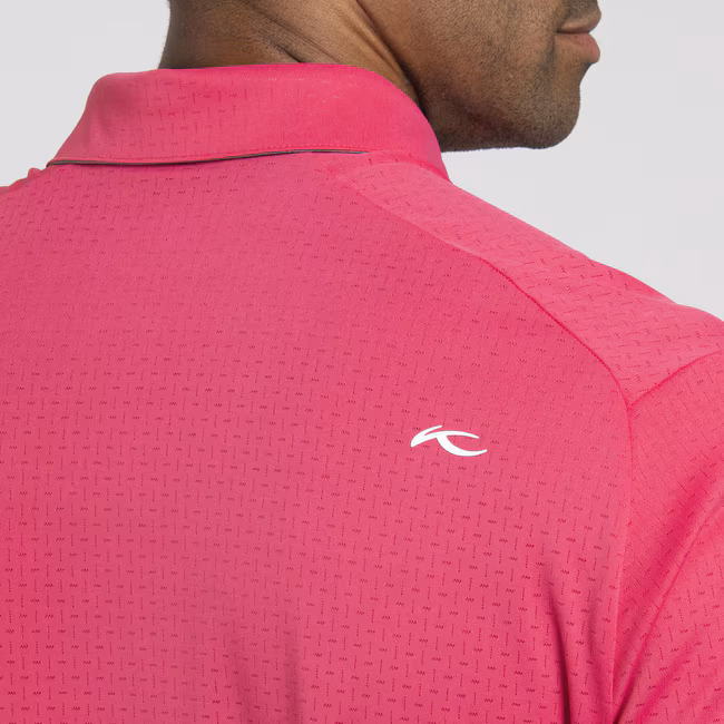 KJUS Savin Structure Polo für Herren Rhubarb (Rot) – Bild 4